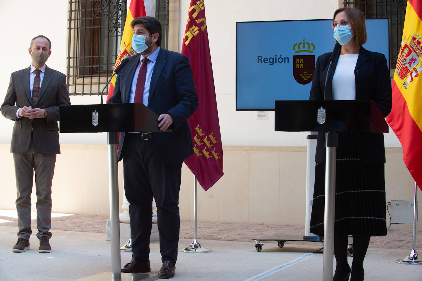 Fotos: Miras y Franco explican el acuerdo alcanzado para desactivar la moción de censura presentada por Ciudadanos y PSOE