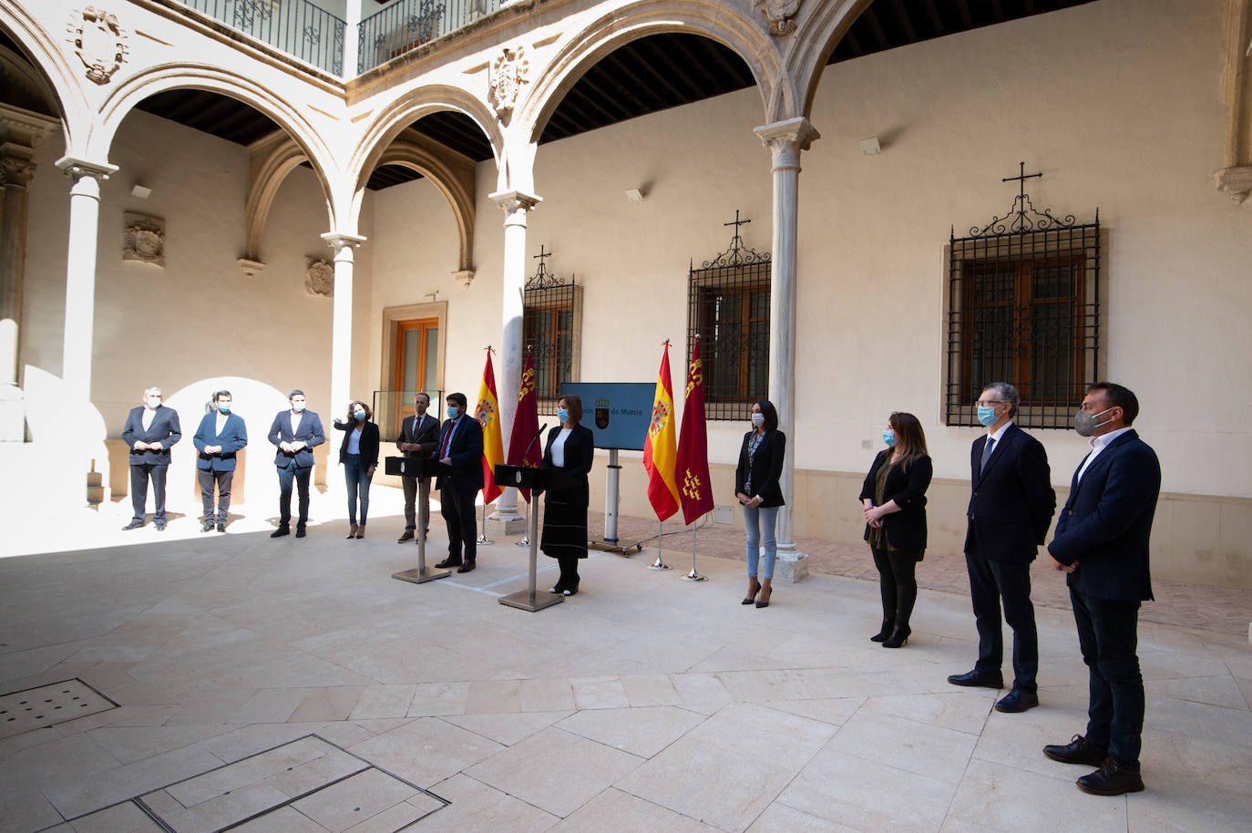 Fotos: Miras y Franco explican el acuerdo alcanzado para desactivar la moción de censura presentada por Ciudadanos y PSOE