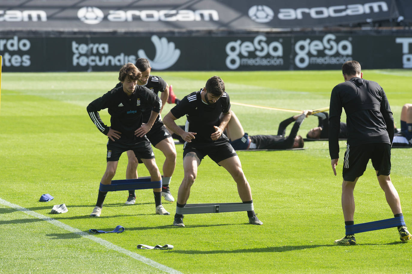 Fotos: El Cartagena se entrena para enfrentarse a la Ponferradina