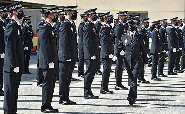 Última promoción de policías locales de Murcia.