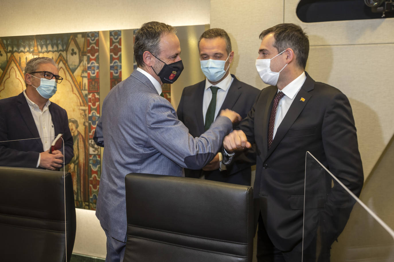 Fotos: Junta de Portavoces en la Asamblea regional, este lunes