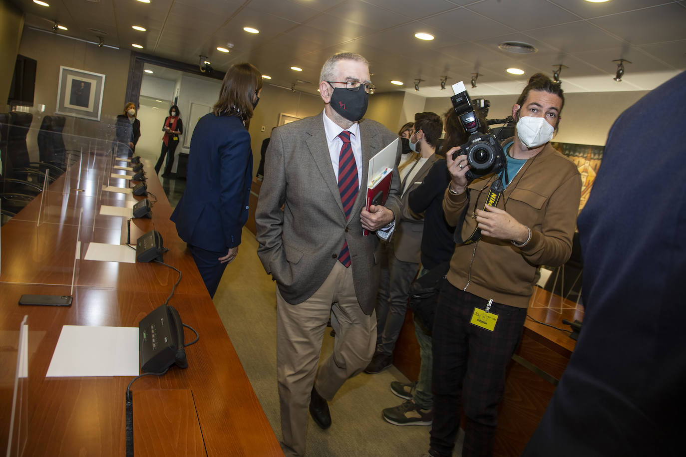 Fotos: Junta de Portavoces en la Asamblea regional, este lunes