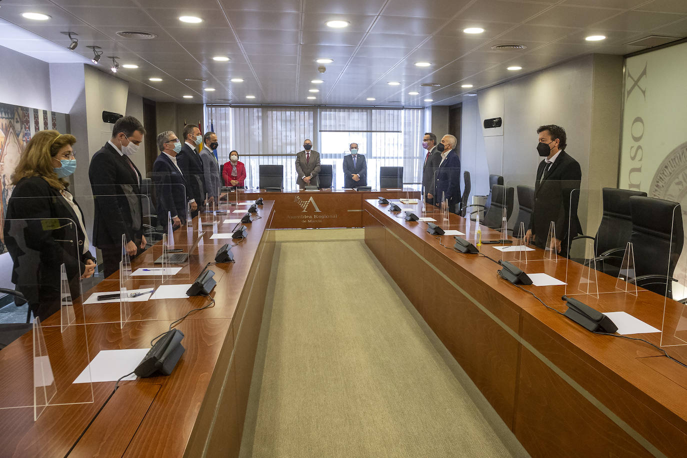 Fotos: Junta de Portavoces en la Asamblea regional, este lunes