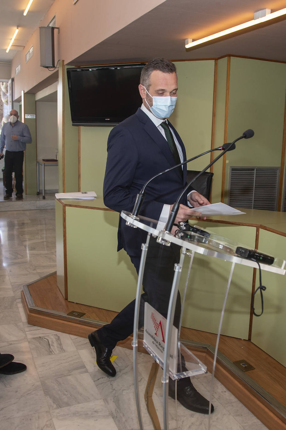 Fotos: Junta de Portavoces en la Asamblea regional, este lunes