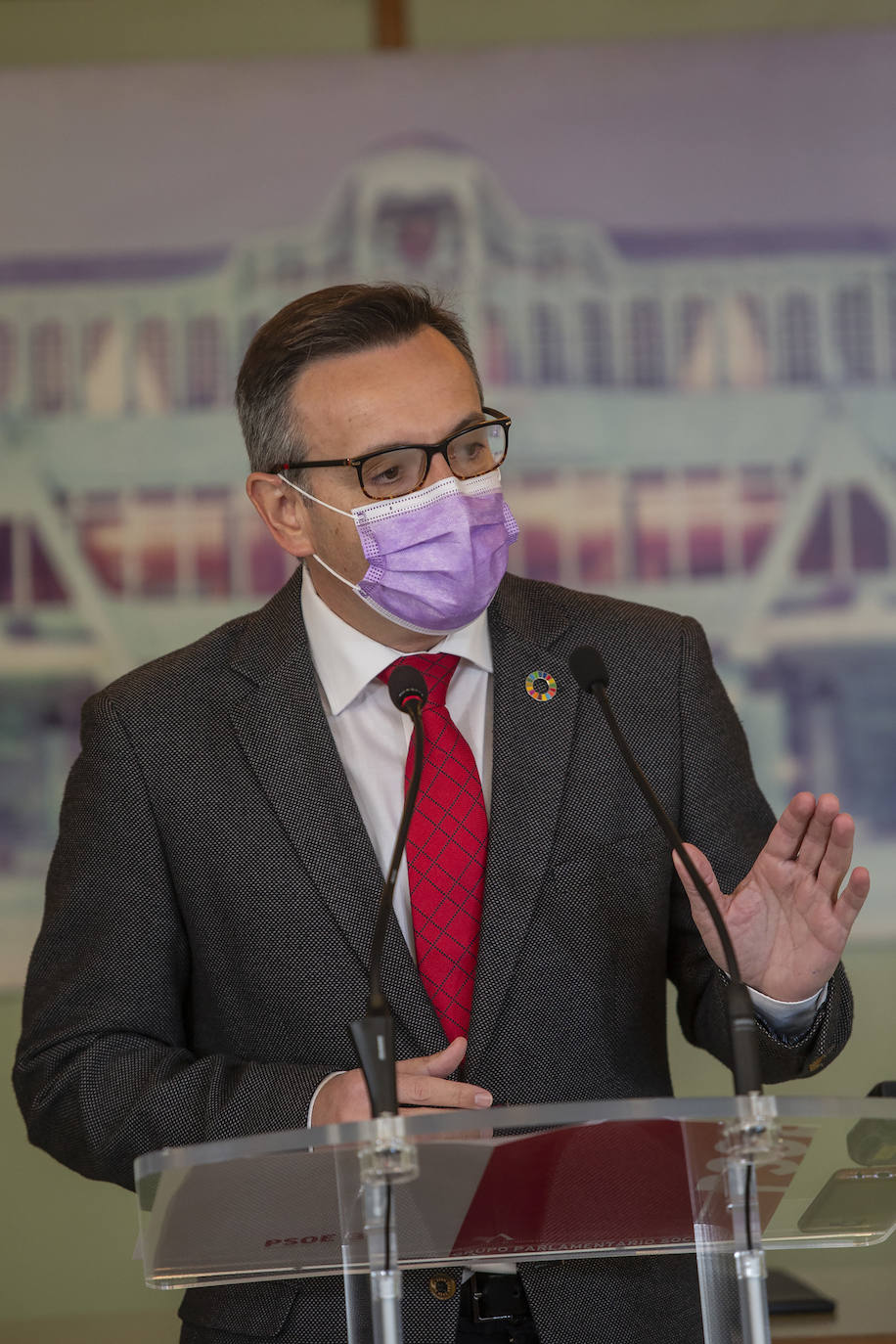 Fotos: Junta de Portavoces en la Asamblea regional, este lunes