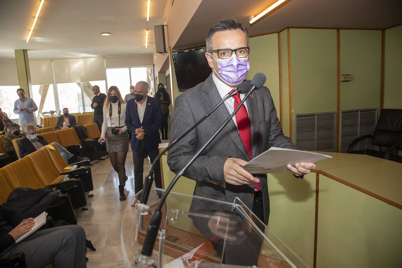 Fotos: Junta de Portavoces en la Asamblea regional, este lunes