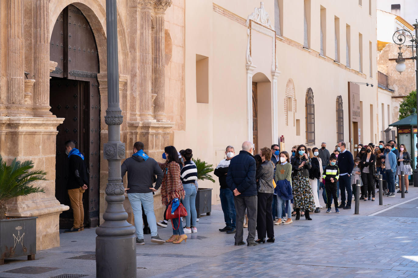 Fotos: Azules y blancos abren sus iglesias en el tradicional día del &#039;anuncio&#039; en Lorca