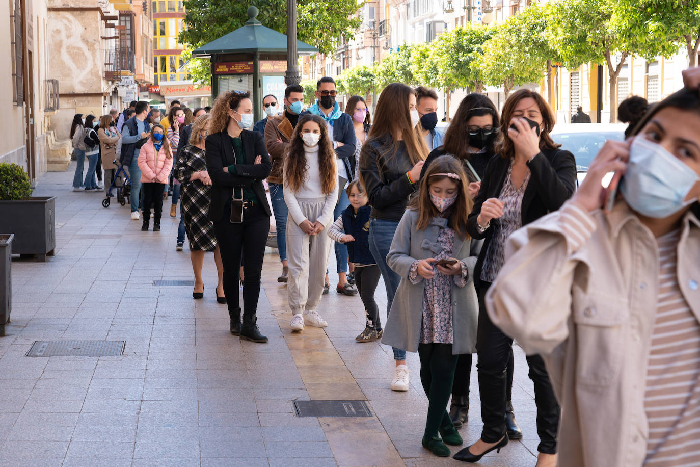 Fotos: Azules y blancos abren sus iglesias en el tradicional día del &#039;anuncio&#039; en Lorca