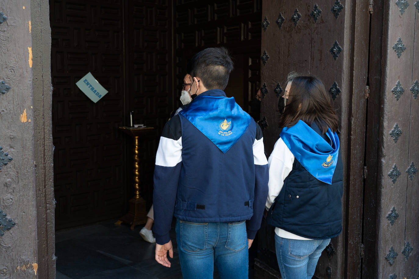 Fotos: Azules y blancos abren sus iglesias en el tradicional día del &#039;anuncio&#039; en Lorca
