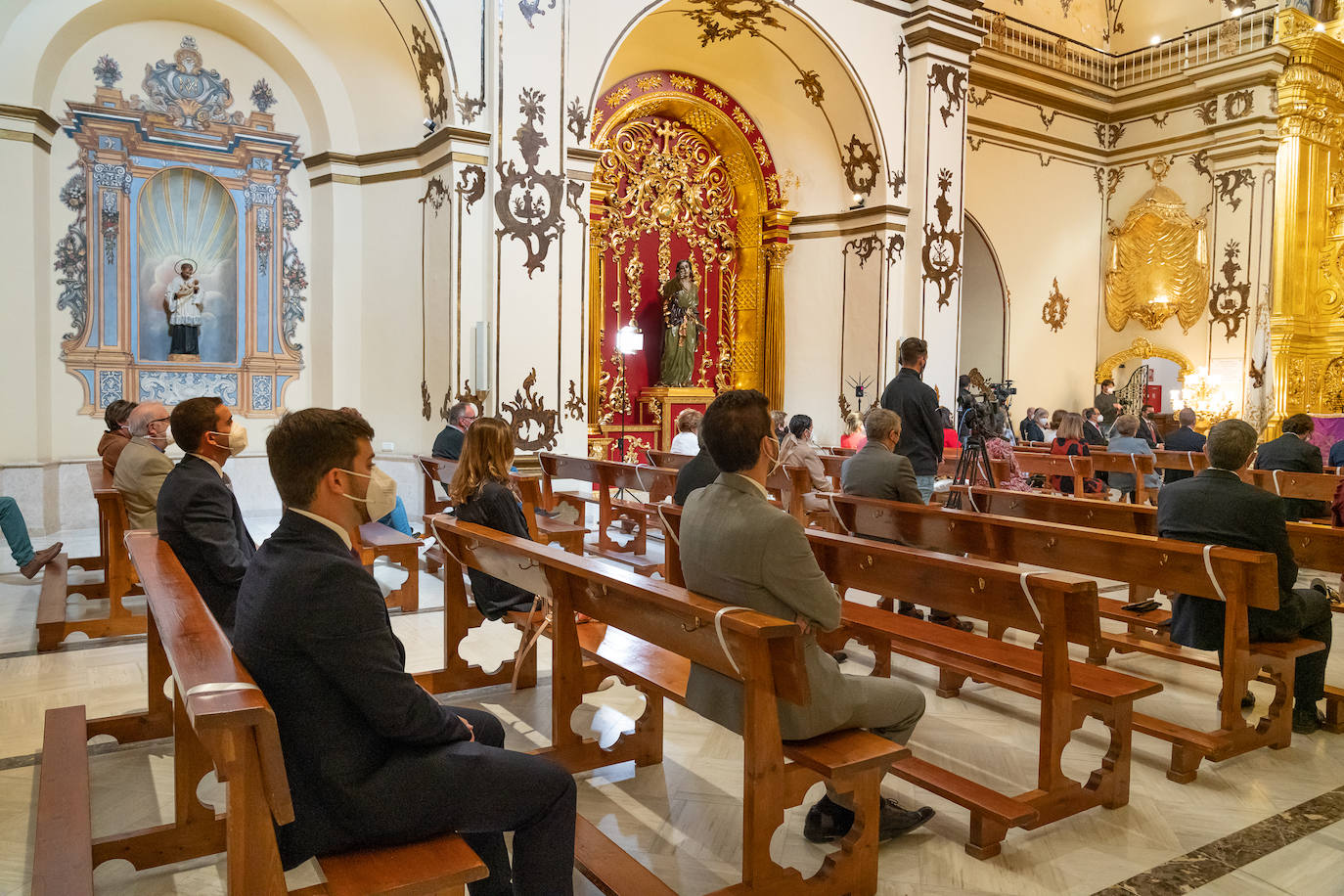 Fotos: Azules y blancos abren sus iglesias en el tradicional día del &#039;anuncio&#039; en Lorca