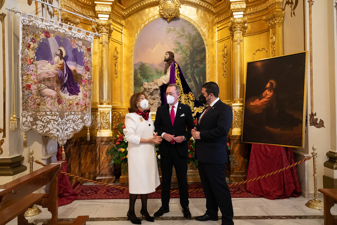 Fotos: Azules y blancos abren sus iglesias en el tradicional día del &#039;anuncio&#039; en Lorca