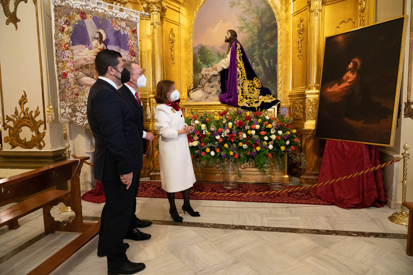 Fotos: Azules y blancos abren sus iglesias en el tradicional día del &#039;anuncio&#039; en Lorca