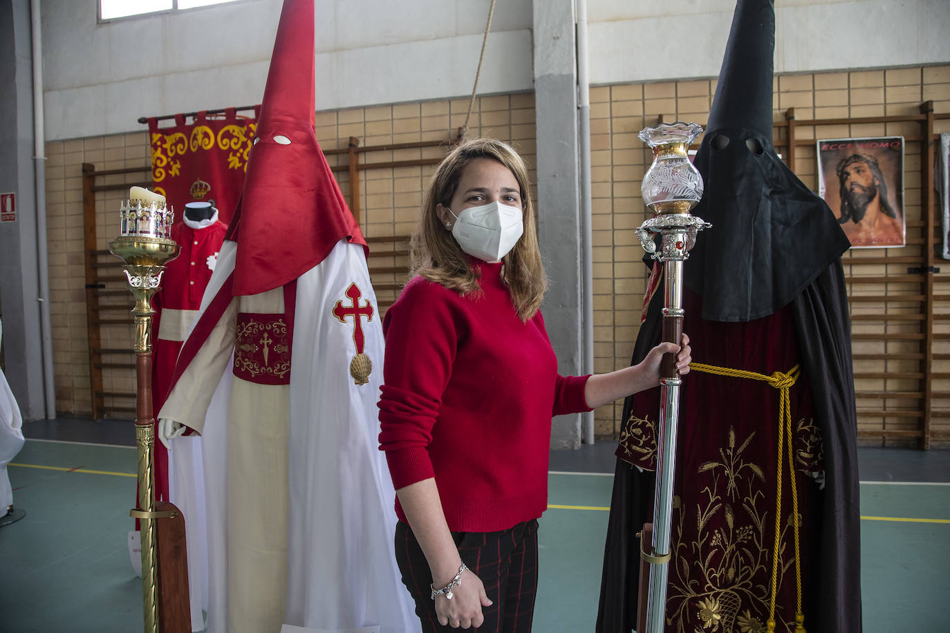 Fotos: El Colegio Hispania de Cartagena evoca la «pasión» por las procesiones