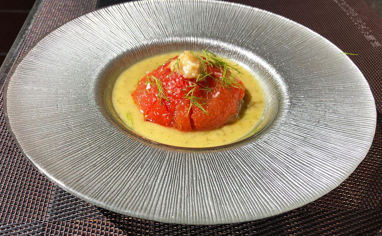 Bombón de cuatro verduras.