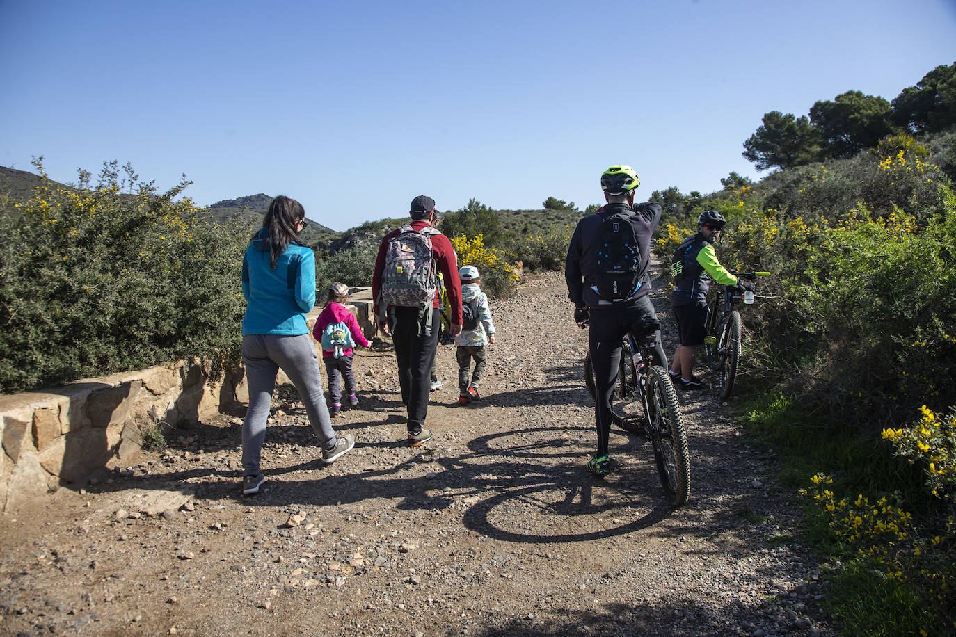 Fotos: Refuerzan la vigilancia en los montes de Cartagena ante el aumento de senderistas