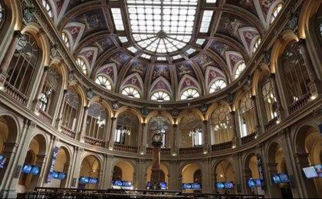 Reloj de la Bolsa de Madrid 