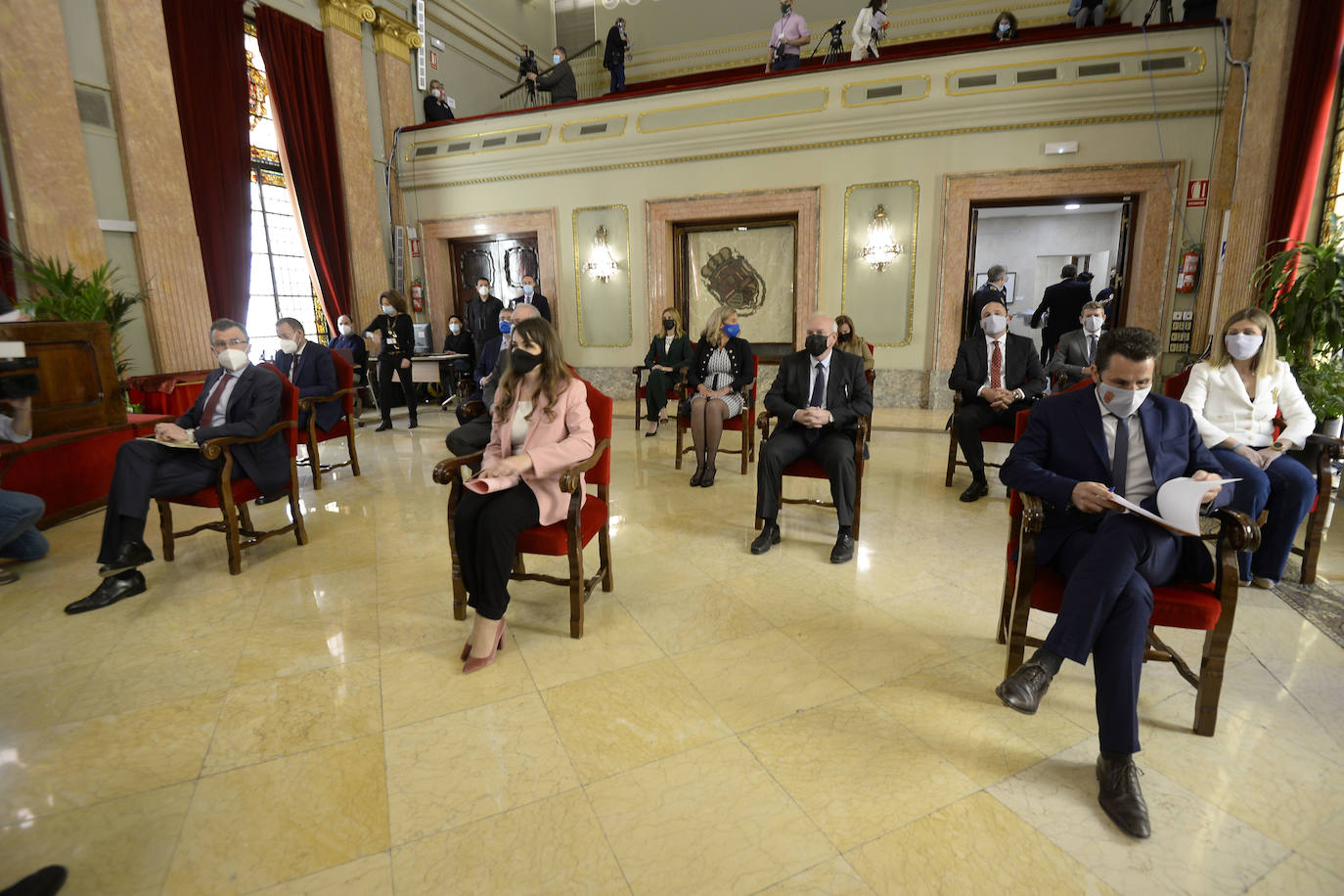 Fotos: Sale adelante la moción de censura en el Ayuntamiento de Murcia: José Antonio Serrano, nuevo alcalde