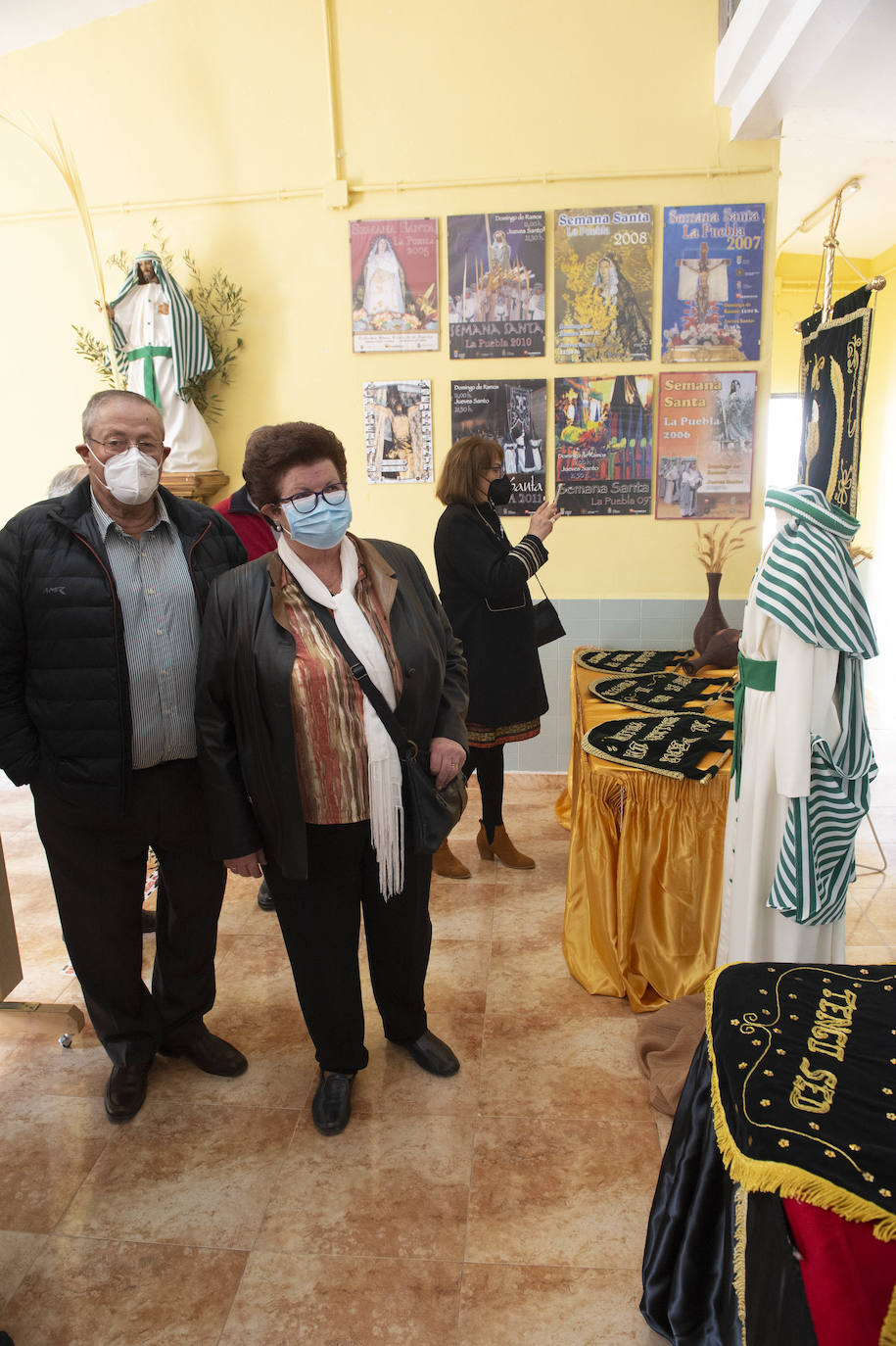Fotos: Exposición de la cofradía de La Puebla