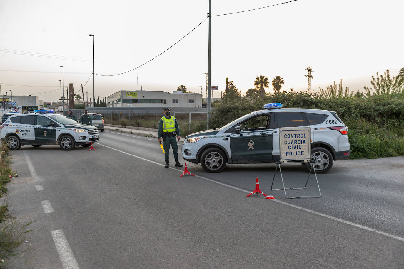 Fotos: La movilidad en la Región sigue bajo estricta vigilancia policial