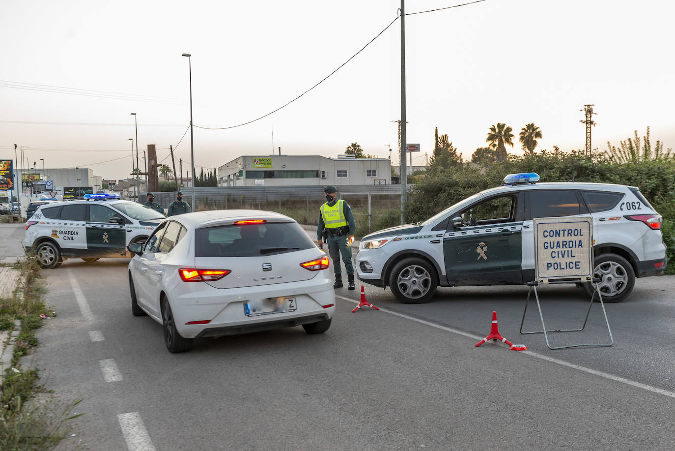 Fotos: La movilidad en la Región sigue bajo estricta vigilancia policial