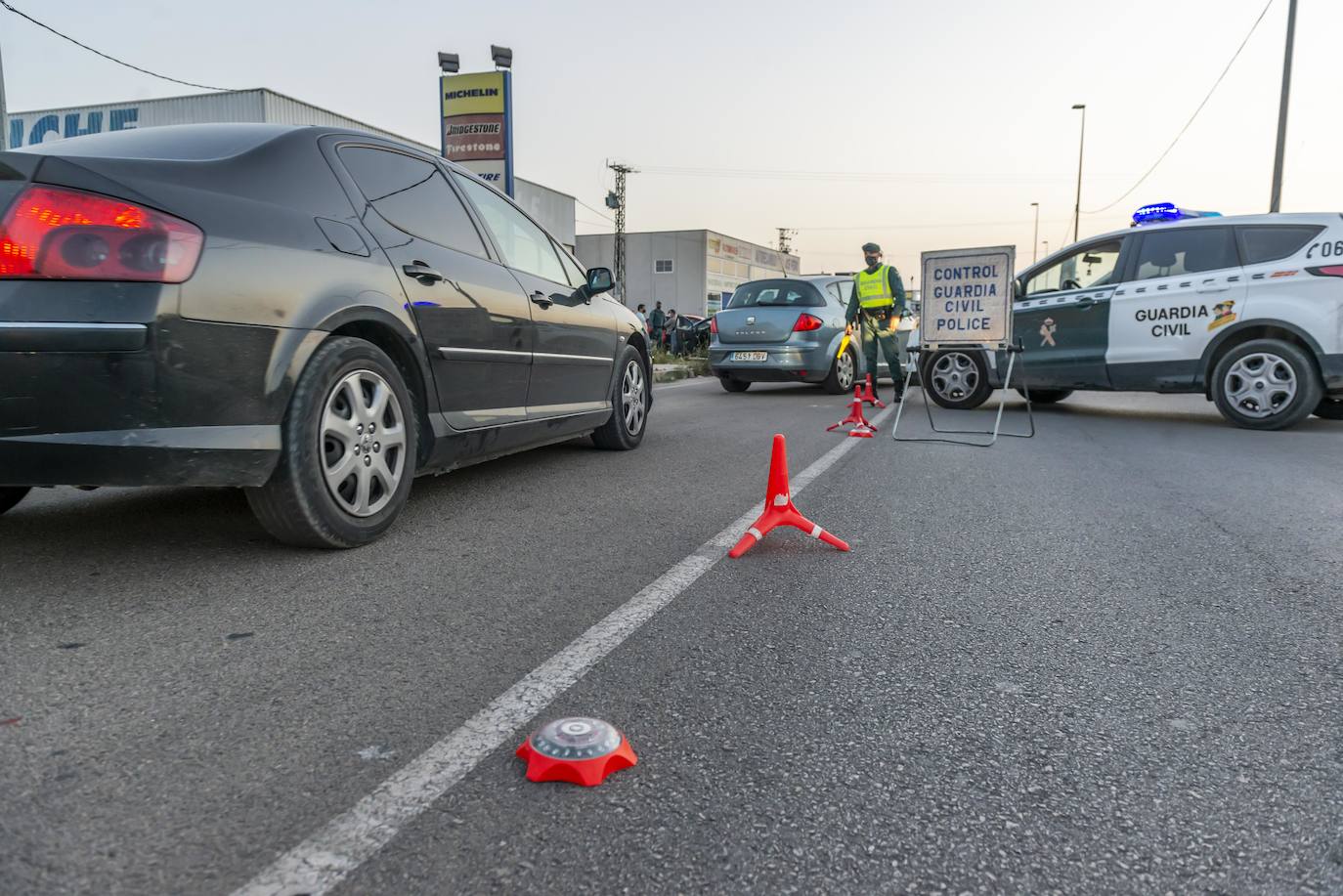 Fotos: La movilidad en la Región sigue bajo estricta vigilancia policial