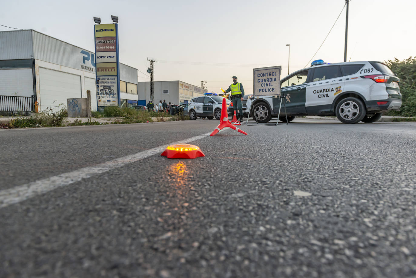 Fotos: La movilidad en la Región sigue bajo estricta vigilancia policial