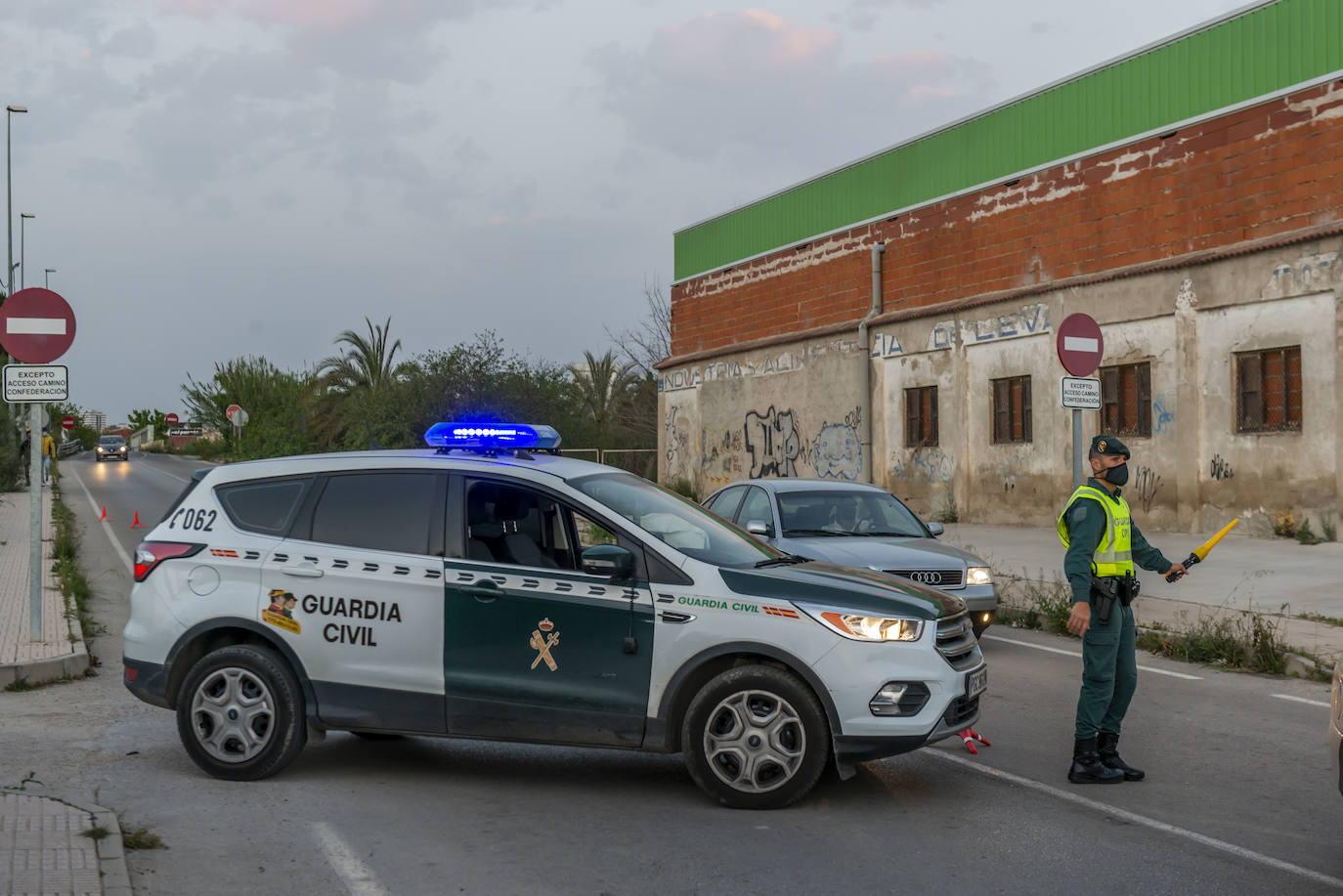 Fotos: La movilidad en la Región sigue bajo estricta vigilancia policial