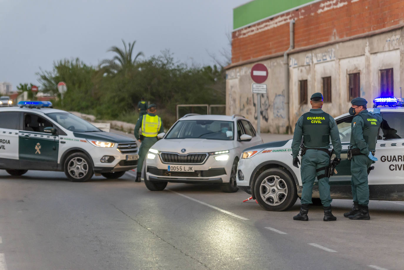 Fotos: La movilidad en la Región sigue bajo estricta vigilancia policial
