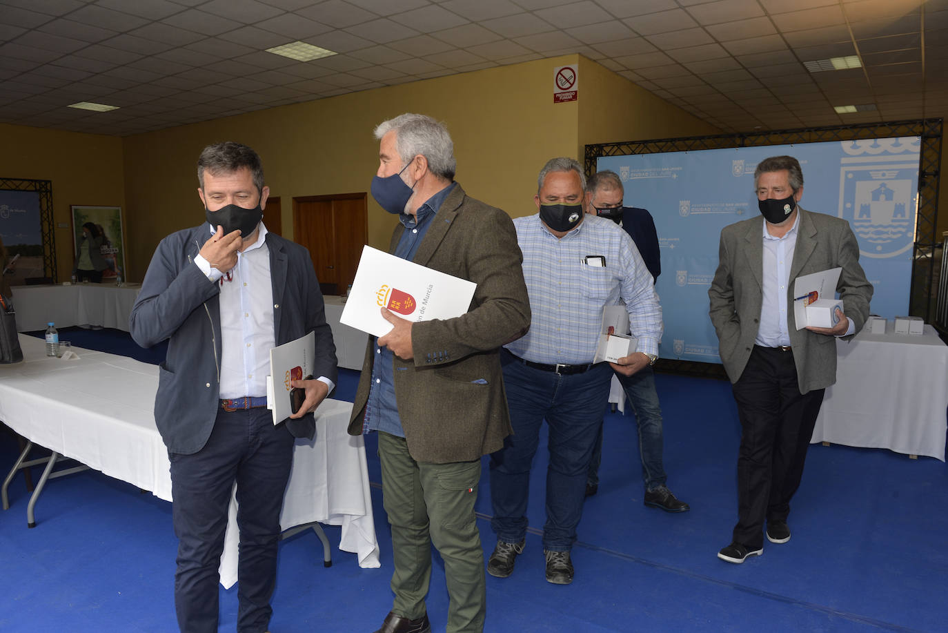 Fotos: El Gobierno regional se reúne para tratar las nuevas reglas de explotación del Trasvase Tajo-Segura