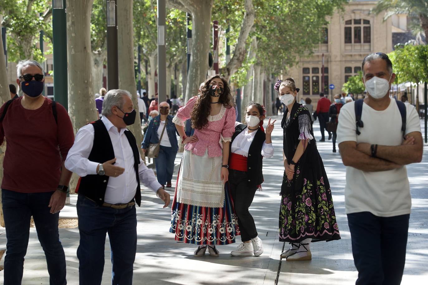 Fotos: Los murcianos no pierden las ganas del Bando de la Huerta a pesar de la crisis sanitaria del coronavirus