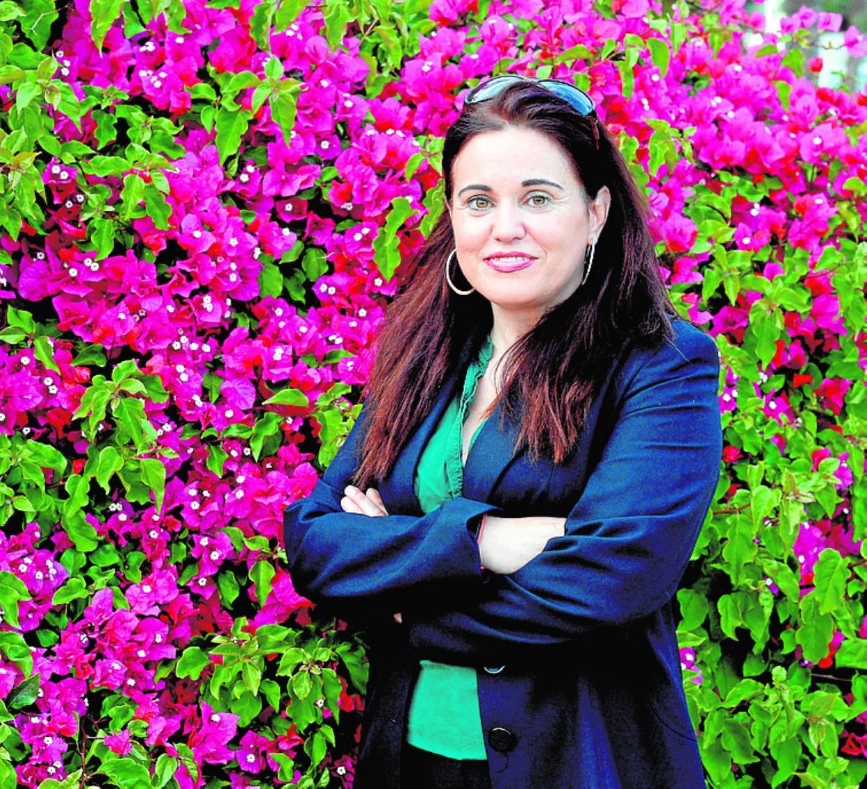 Carmen Sonia Martínez, en el barrio del Infante. 
