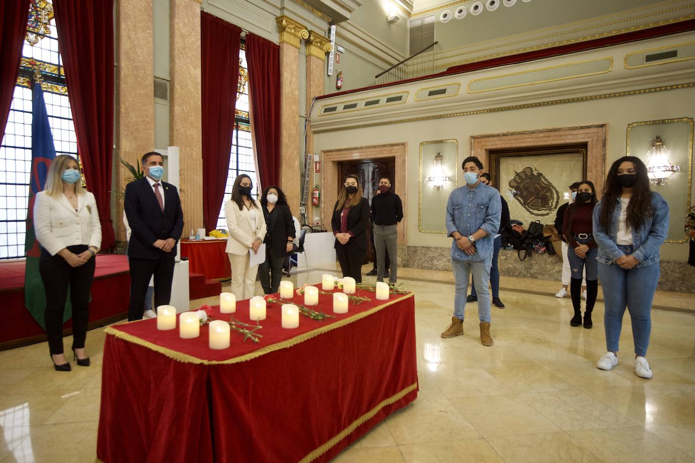 Fotos: Acto de conmemoración del Día del Pueblo Gitano en el Ayuntamiento de Murcia