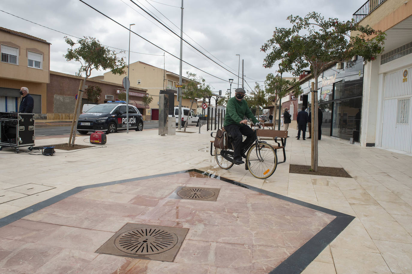 Fotos: Un colector iniciado hace cuatro años ya protege El Albujón de la lluvia torrencial