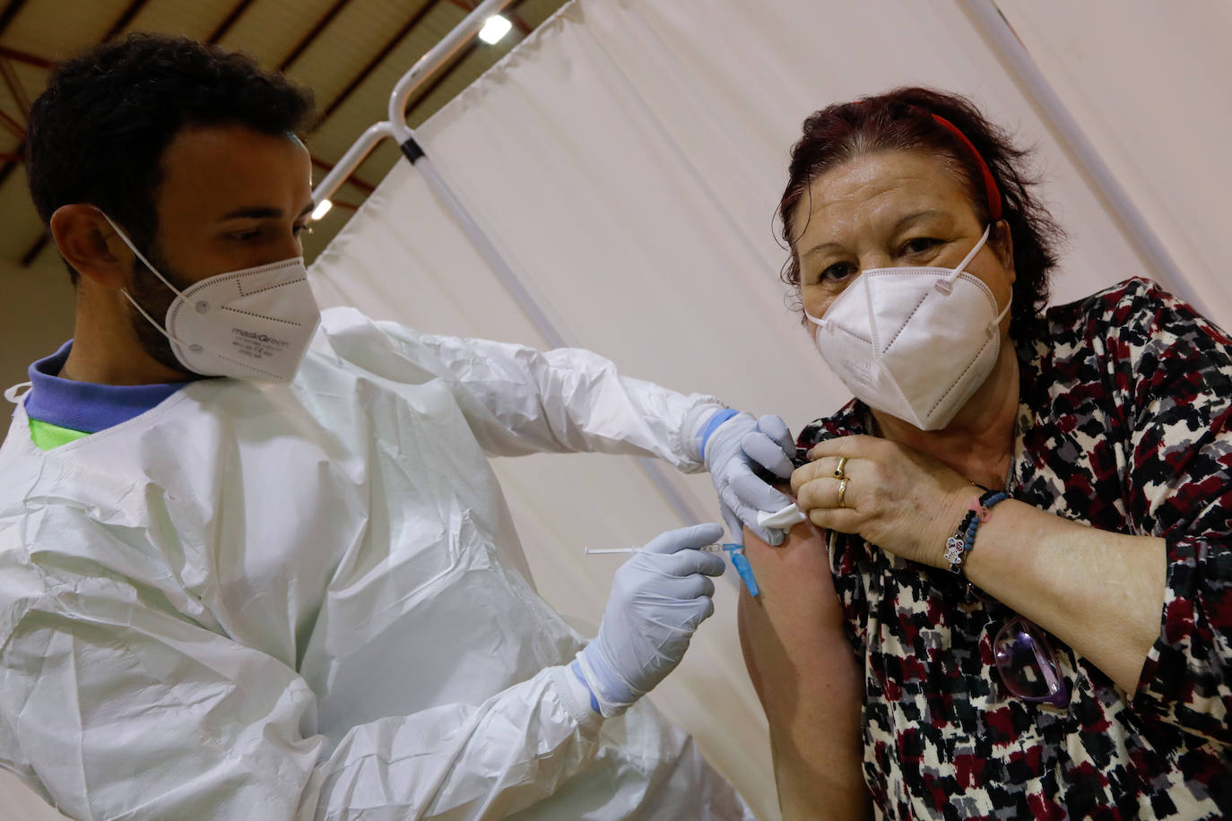 Fotos: Vacunación contra la Covid-19 en Cieza