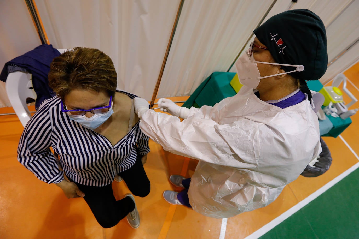 Fotos: Vacunación contra la Covid-19 en Cieza