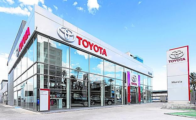 Las modernas instalaciones de Toyota Murcia sitas en la Avenida Primero de Mayo. 