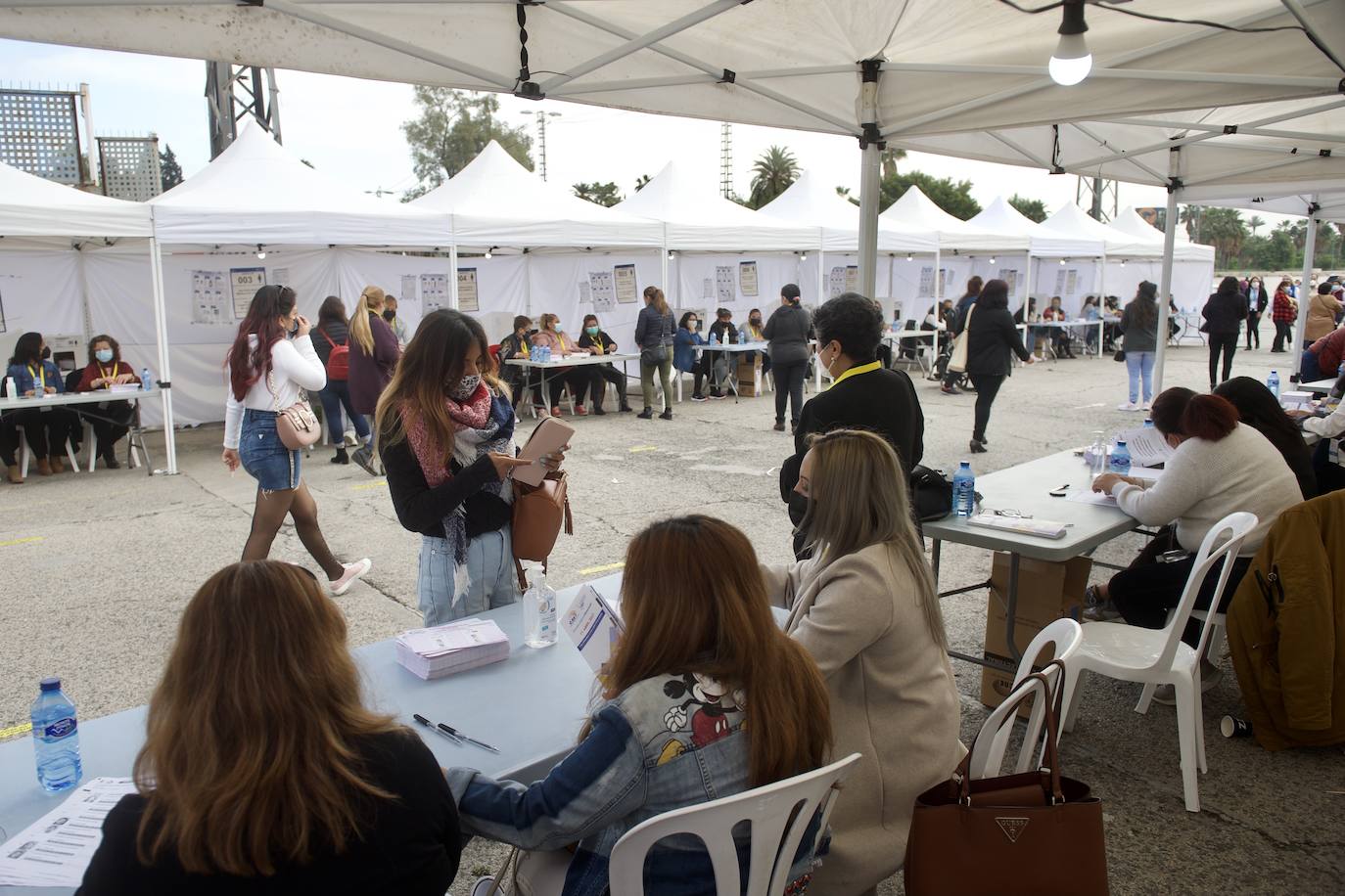 Fotos: Unos 12.000 ecuatorianos votan en la Región a su presidente