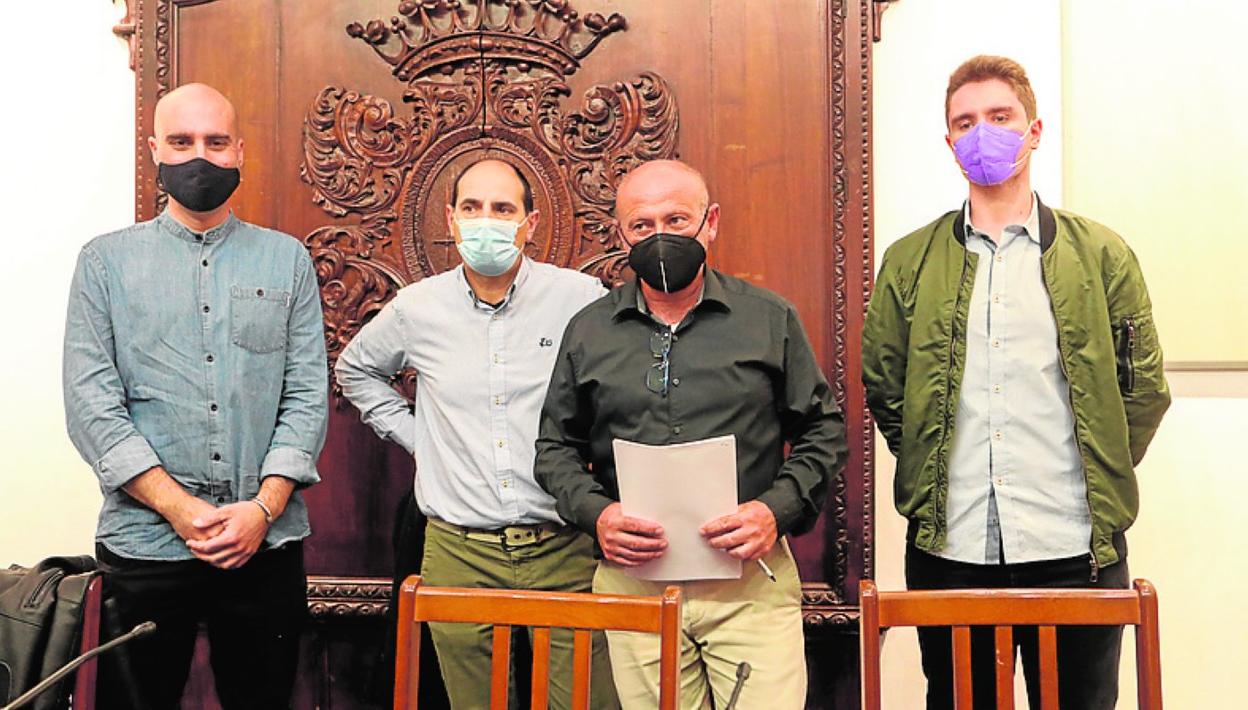 Representantes de IU en Águilas, Puerto Lumbreras, Lorca y Totana. 