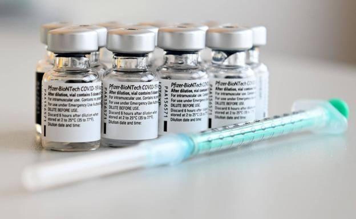 Vacunas de Pfizer contra el coronavirus.