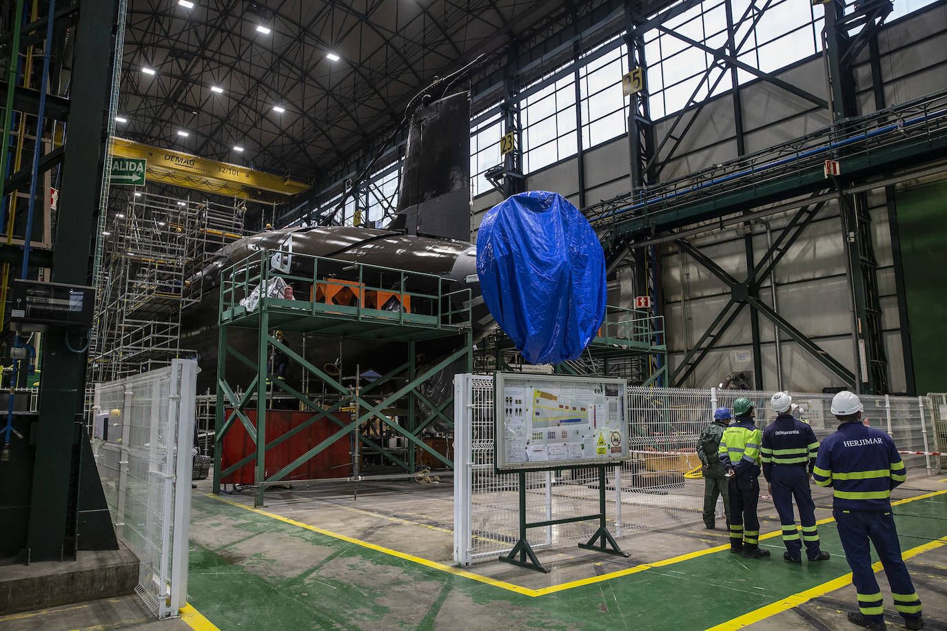 Fotos: El astillero de Navantia en Cartagena termina el submarino &#039;Isaac Peral&#039;