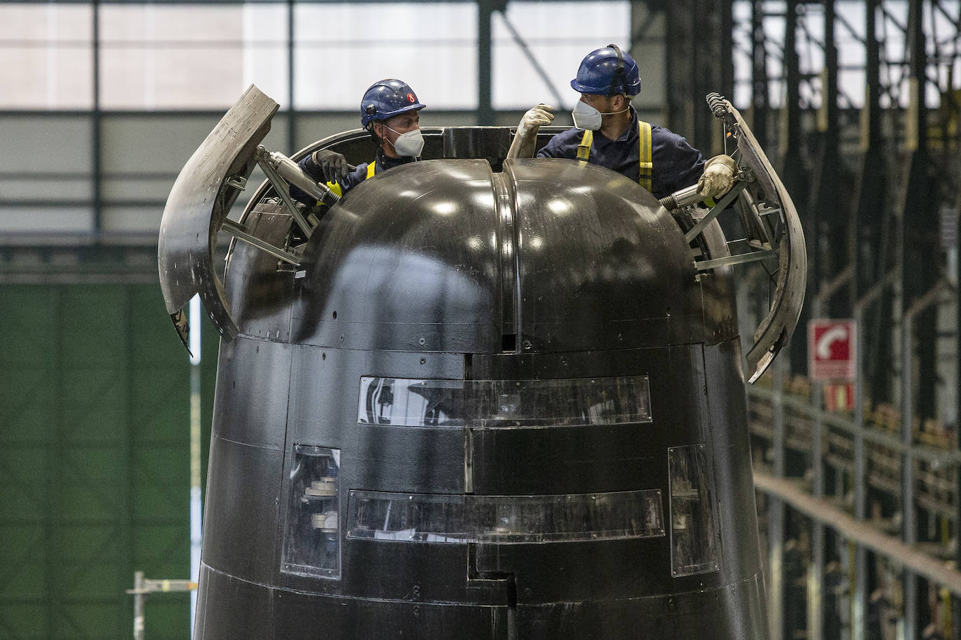 Fotos: El astillero de Navantia en Cartagena termina el submarino &#039;Isaac Peral&#039;