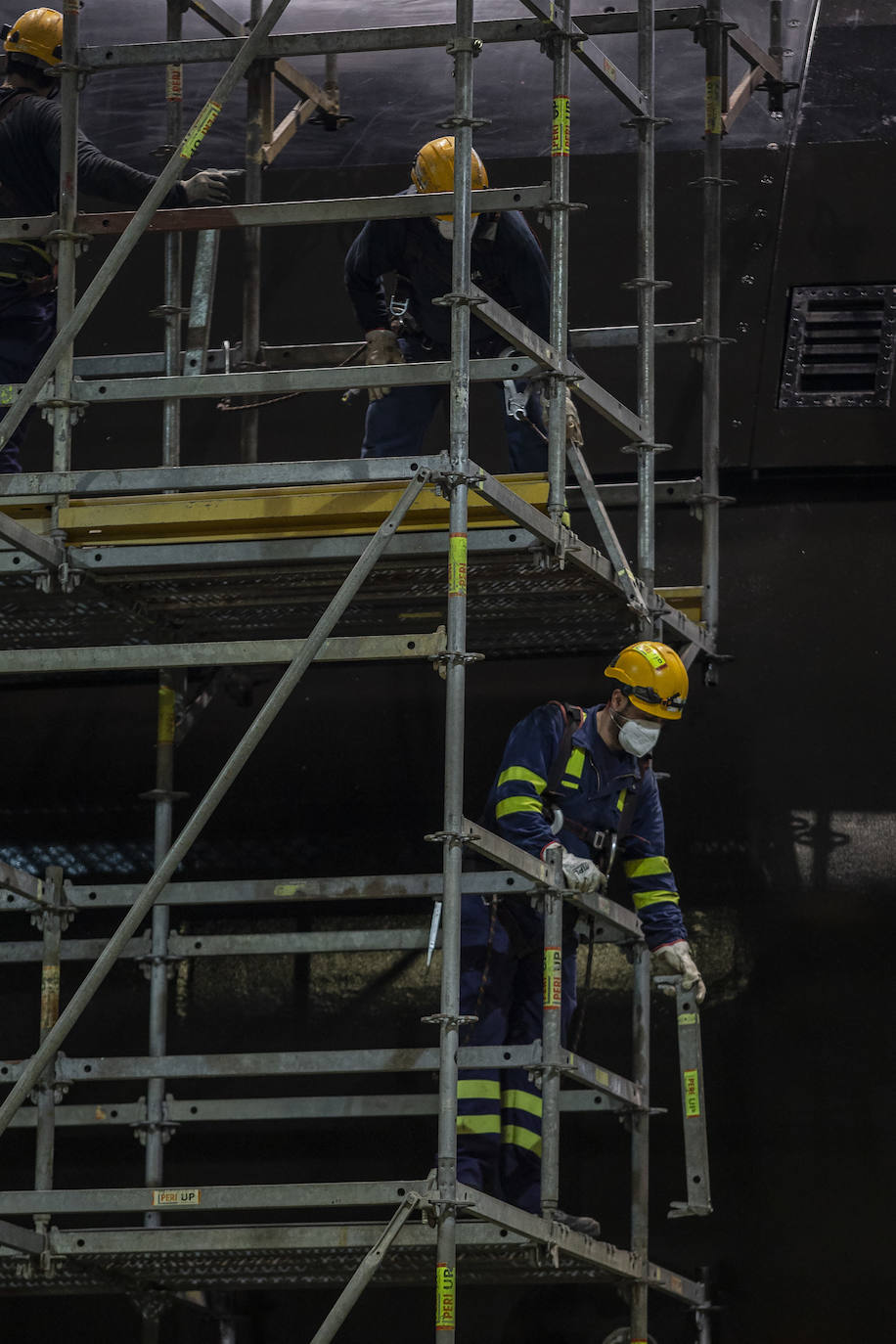 Fotos: El astillero de Navantia en Cartagena termina el submarino &#039;Isaac Peral&#039;