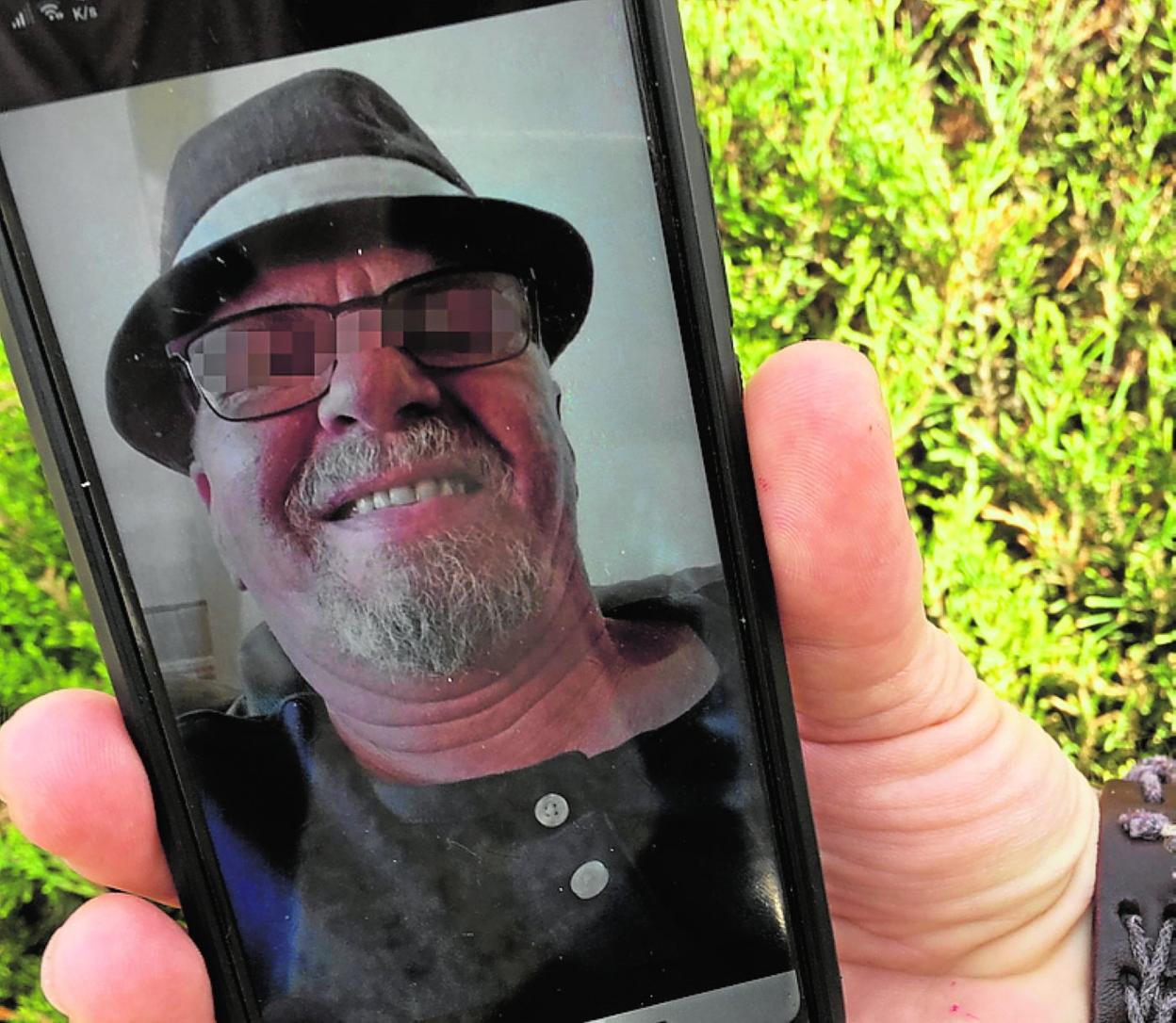 Fotografía del sospechoso. 