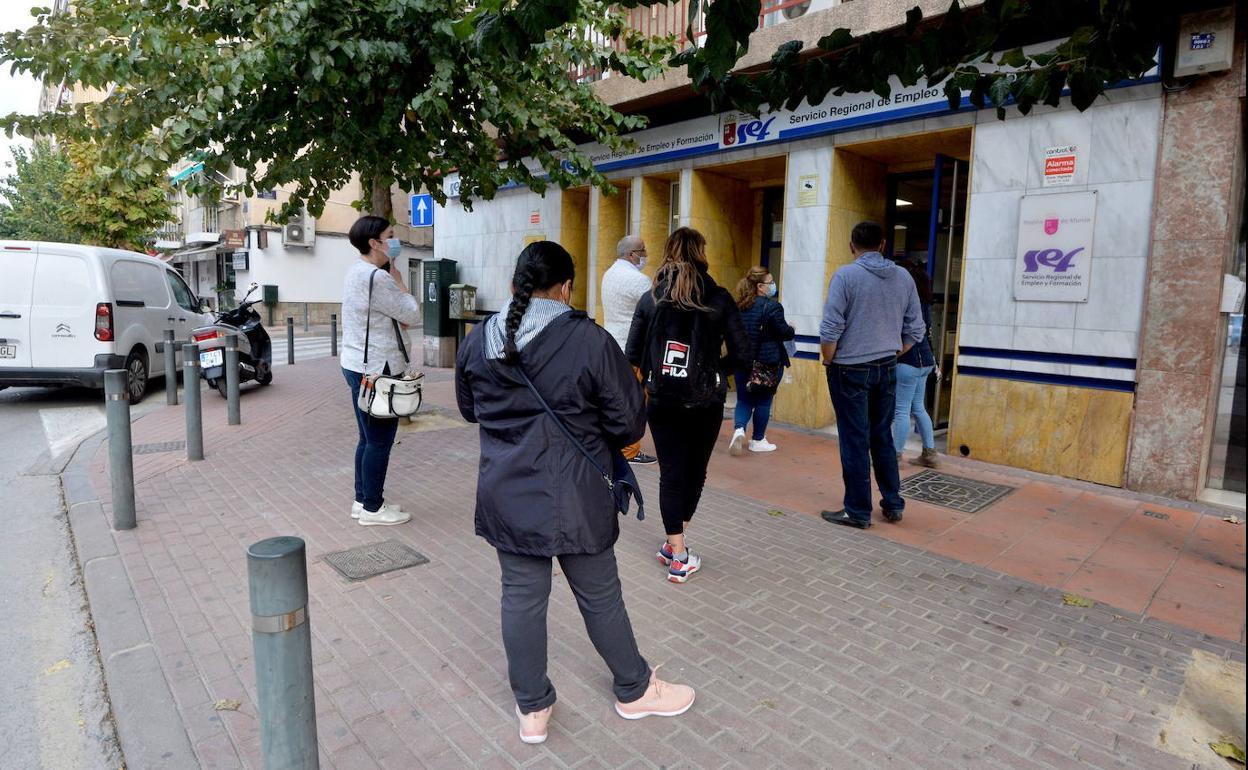 Una oficina del SEF en una foto de archivo.