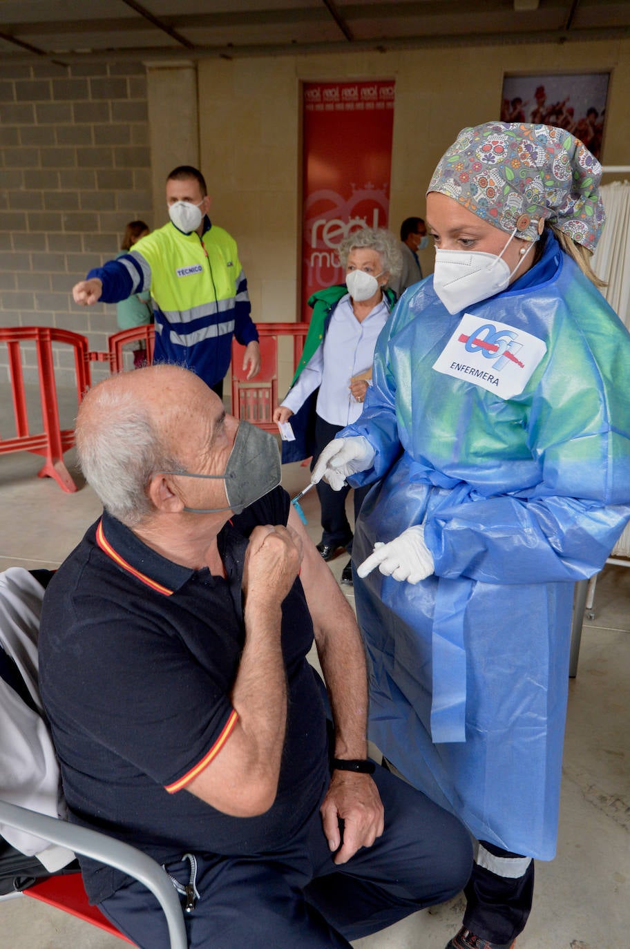 Fotos: Los pacientes en hemodiálisis de la Región comenzarán a recibir dosis de la vacuna contra la Covid esta semana