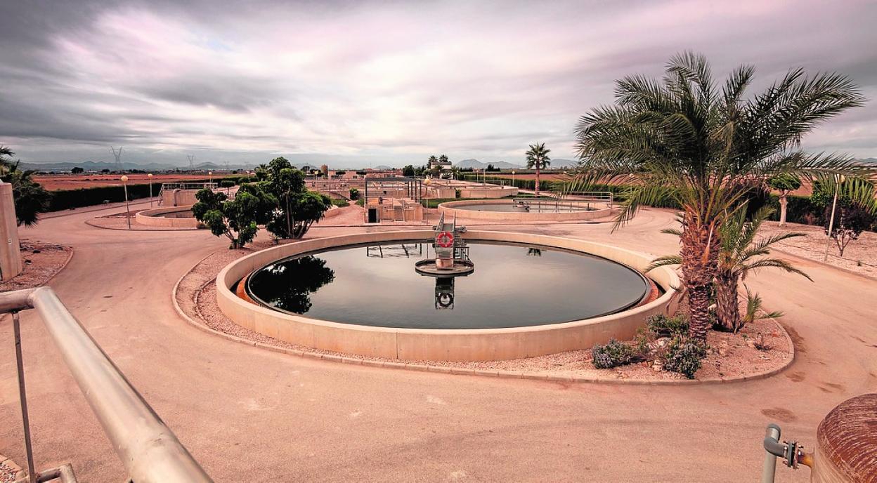 Estación depuradora de Torre Pacheco. 