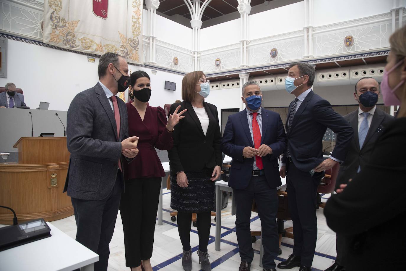 Fotos: Fernando López Miras comparecen en el pleno de la Asamblea Regional