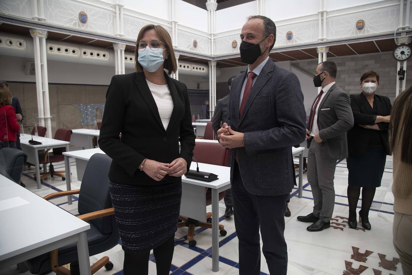 Fotos: Fernando López Miras comparecen en el pleno de la Asamblea Regional