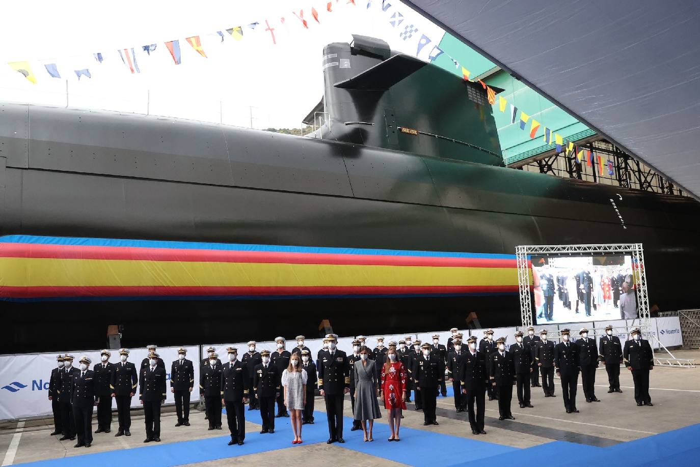Fotos: La Familia Real visita Cartagena para la presentación del submarino &#039;Isaac Peral (S-81)&#039;