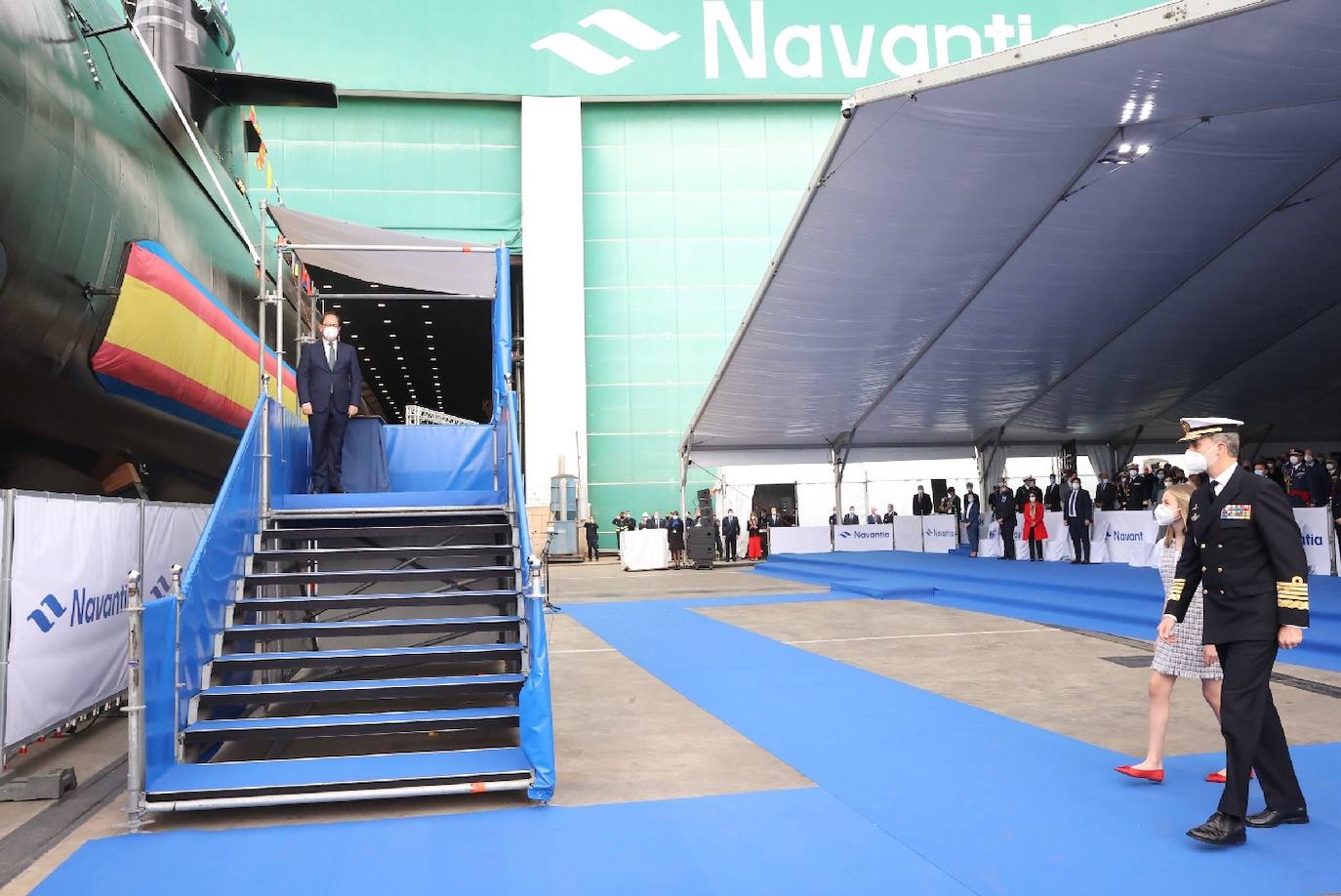 Fotos: La Familia Real visita Cartagena para la presentación del submarino &#039;Isaac Peral (S-81)&#039;